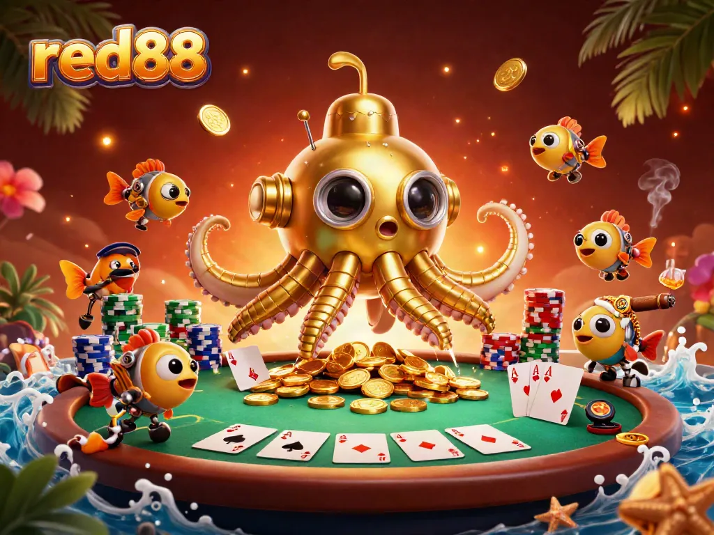 Engage with red88's vibrant casino culture featuring dynamic gaming action and golden treasures.