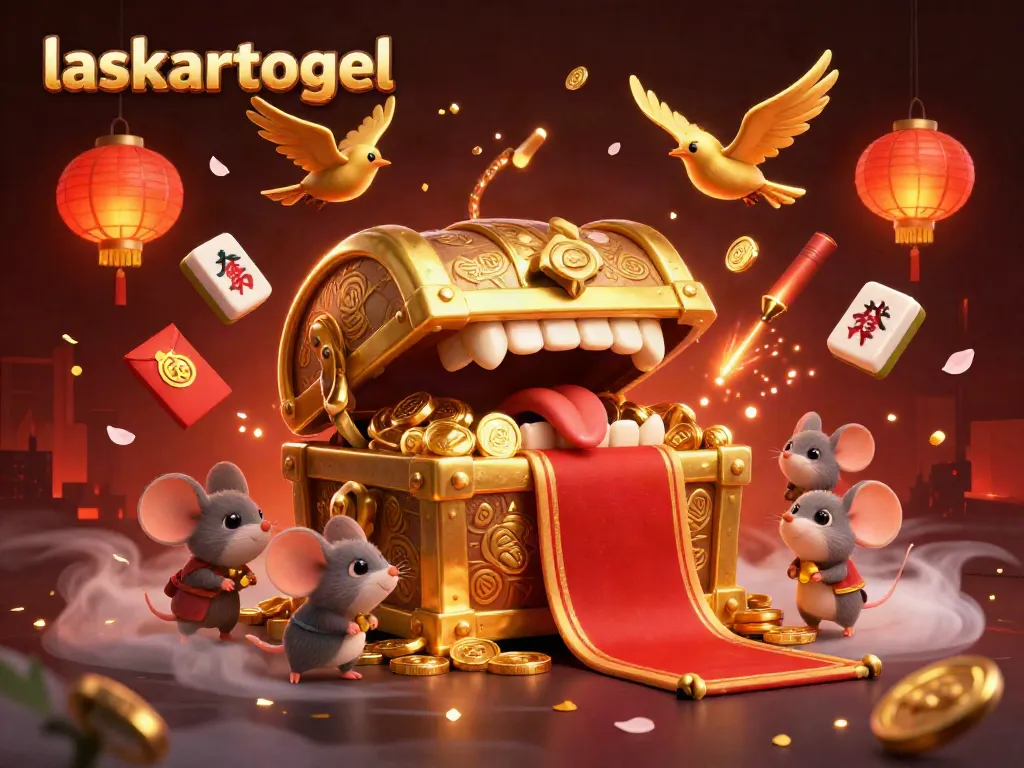 Experience the allure of laskartogel with this vibrant treasure chest scene enticing adventurers.
