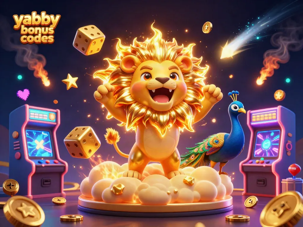 Engage with yabby casino bonus codes in this stunning 3D illustration, featuring energetic gaming characters and vibrant casino elements.