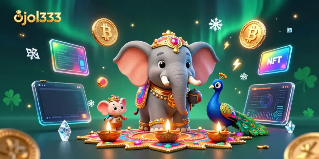 Engage with ojol333's vibrant and interactive online casino experience featuring rich 3D elements.
