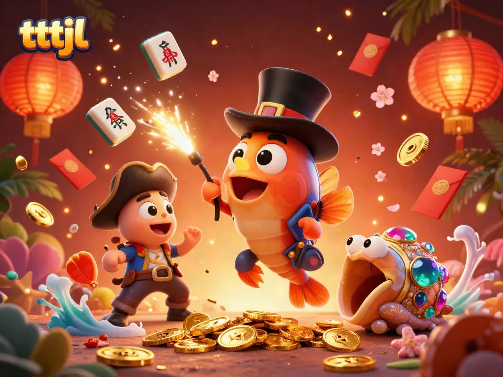 Engage with dynamic casino fun at tttjl featuring colorful underwater characters.