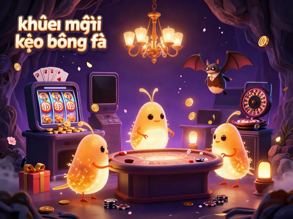 Experience the best khuyến mãi kèo bóng đá with our vibrant casino-themed illustration featuring wonderful characters.