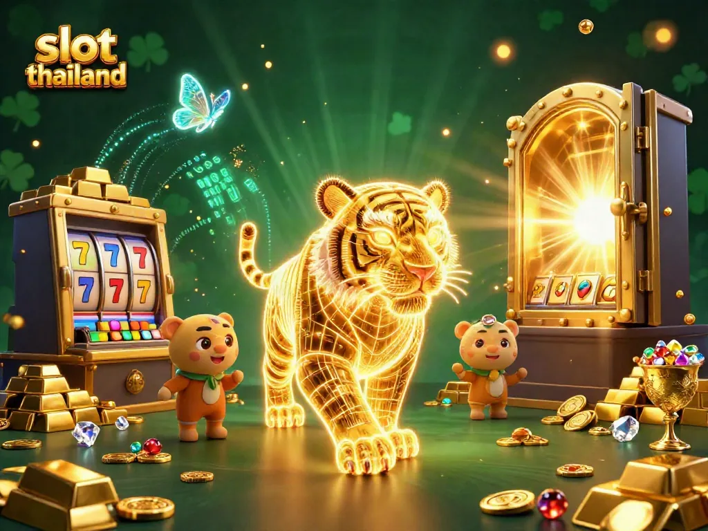 Experience thrilling slot thailand action with a golden tiger and dazzling casino treasures.