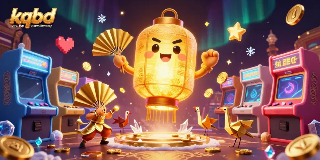 Engaging scene of kqbd truc tiep truc tuyen hom nay featuring a lively night market casino with dynamic characters and gaming elements.