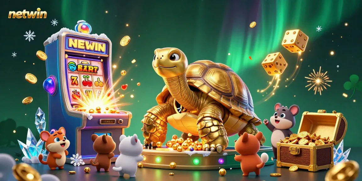 Experience thrilling wins at Netwin with an exciting 3D casino scene full of dynamic game elements.