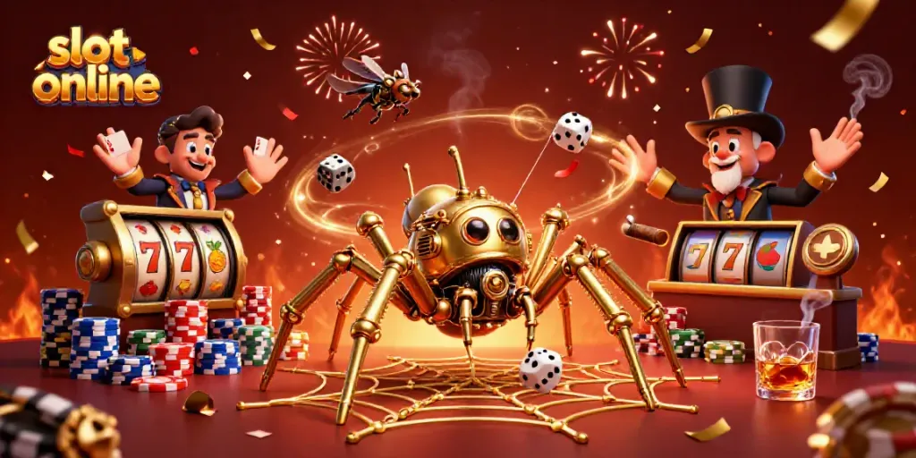 Menangkan slot online dengan ilustrasi kartun 3D yang penuh warna dan detail.