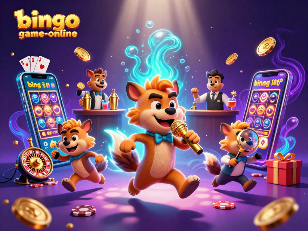 Experience thrilling jackpot moments with bingo-game-online in a vibrant casino scene.