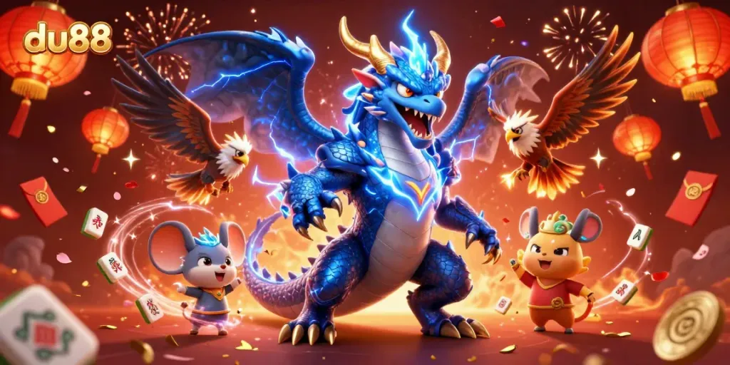Experience thrilling game action at du88 with dynamic elements of winning and fortune.