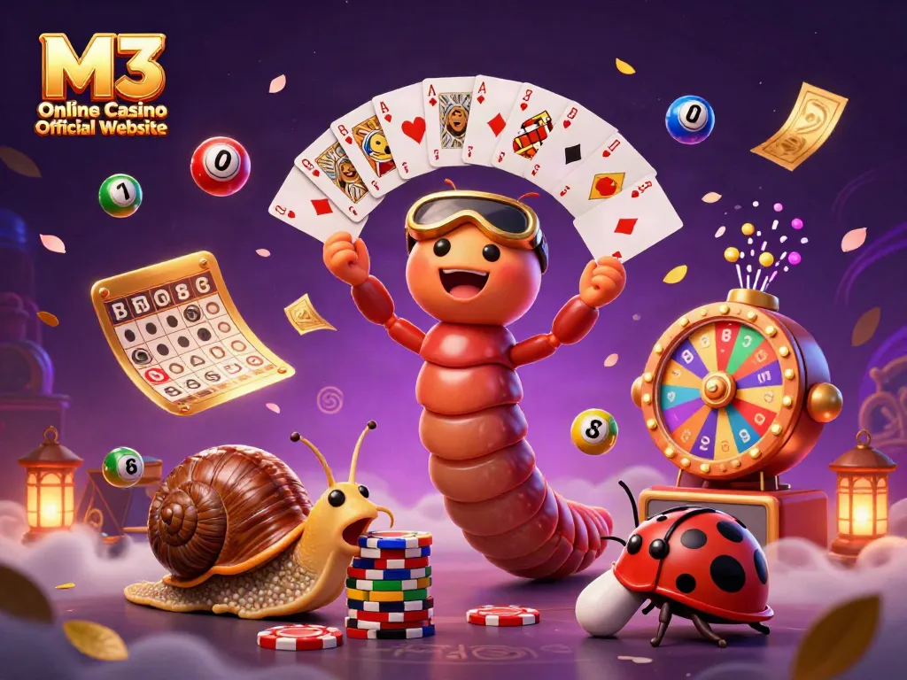 Experience thrilling gameplay at the M3 Online Casino Official Website with vibrant 3D characters and dynamic game elements.