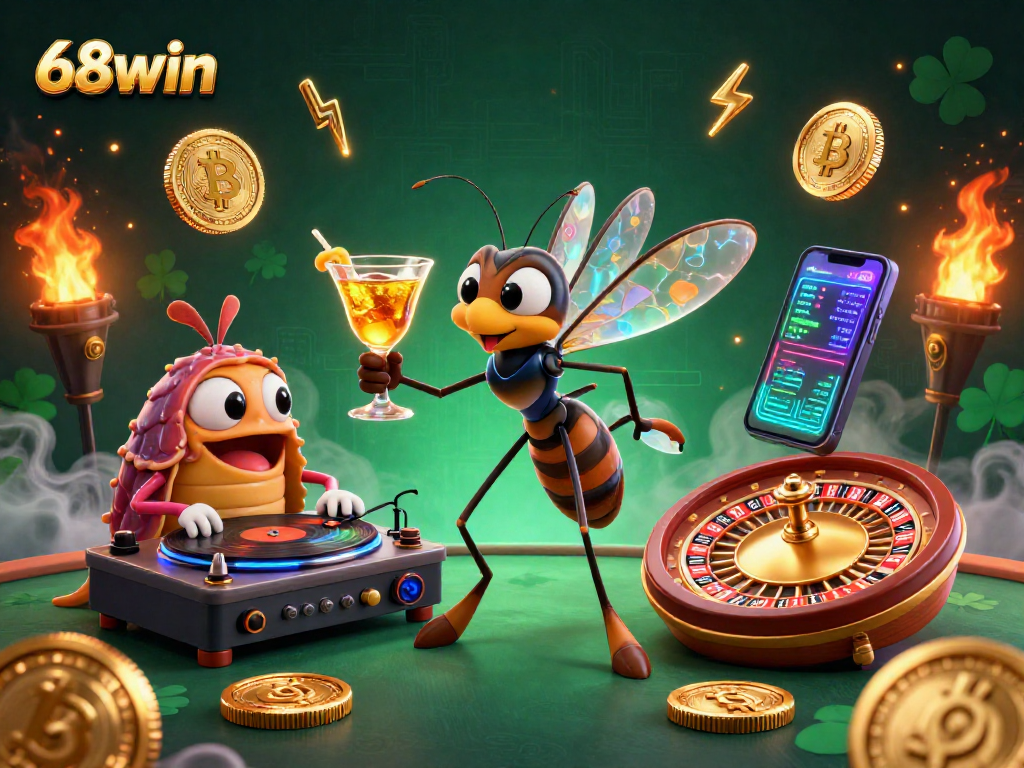 Spin the roulette wheel and enjoy casino action with 68win's vibrant gaming scene.