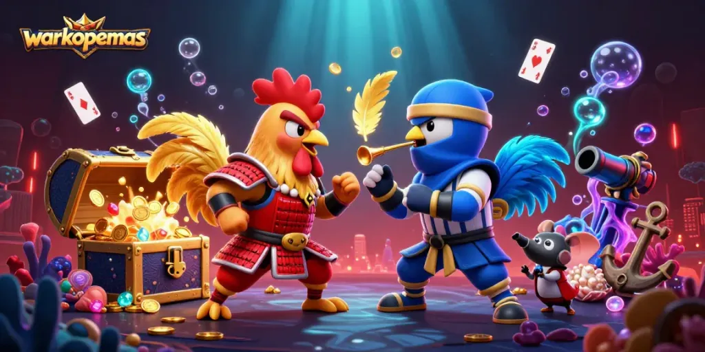 Warkopemas menyajikan duel ayam petarung dalam pertempuran strategis di dunia digital.